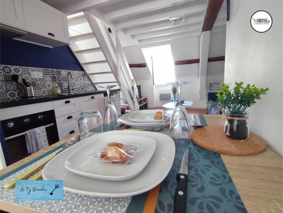 Le Ty Briochin - Hypercentre Saint-Brieuc Apartment Ngoại thất bức ảnh